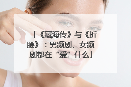 《藏海传》与《折腰》：男频剧、女频剧都在“爱”什么