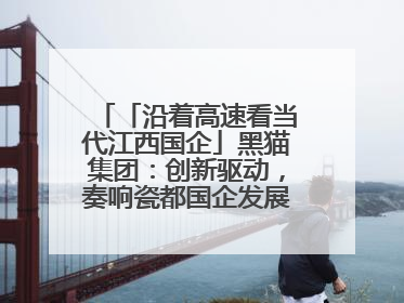 「沿着高速看当代江西国企」黑猫集团：创新驱动，奏响瓷都国企发展新乐章