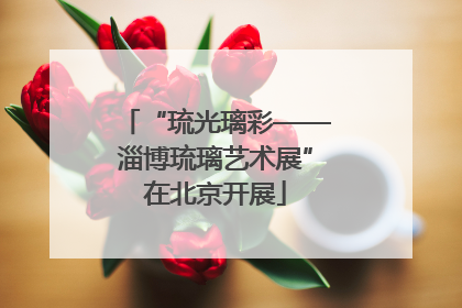 “琉光璃彩——淄博琉璃艺术展”在北京开展