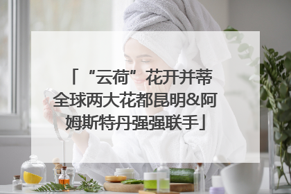 “云荷”花开并蒂 全球两大花都昆明&阿姆斯特丹强强联手