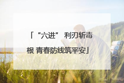 “六进” 利刃斩毒根 青春防线筑平安