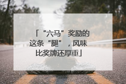“六马”奖励的这条“腿”，风味比奖牌还厚重