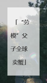 “劳模”父子全球卖蟹