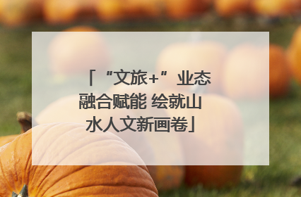 “文旅+”业态融合赋能 绘就山水人文新画卷
