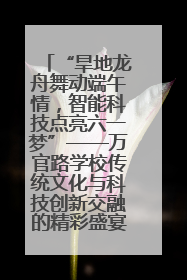 “旱地龙舟舞动端午情，智能科技点亮六一梦”——万官路学校传统文化与科技创新交融的精彩盛宴