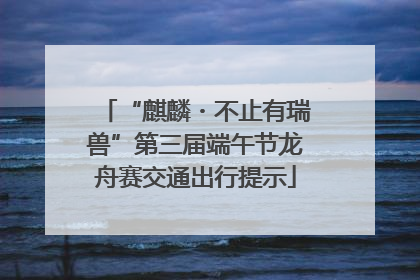 “麒麟・不止有瑞兽”第三届端午节龙舟赛交通出行提示