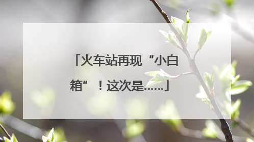 火车站再现“小白箱”！这次是……