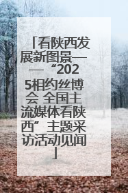 看陕西发展新图景——“2025相约丝博会 全国主流媒体看陕西”主题采访活动见闻
