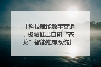科技赋能数字营销，极融推出自研“苍龙”智能推荐系统