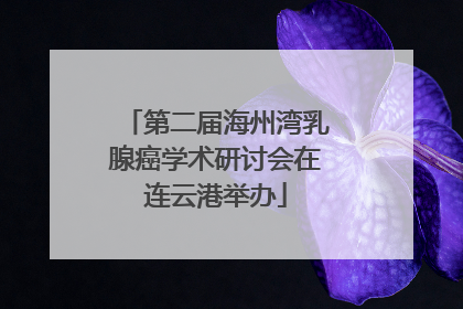 第二届海州湾乳腺癌学术研讨会在连云港举办