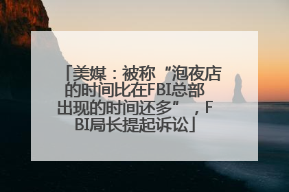 美媒：被称“泡夜店的时间比在FBI总部出现的时间还多”，FBI局长提起诉讼