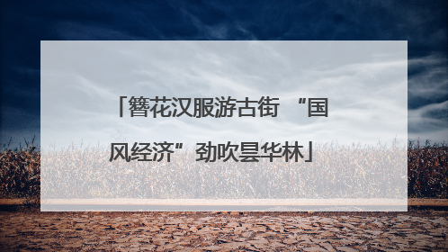 簪花汉服游古街 “国风经济”劲吹昙华林