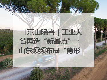 东山晓鲁｜工业大省再造“新基点”：山东频频布局“隐形冠军”背后