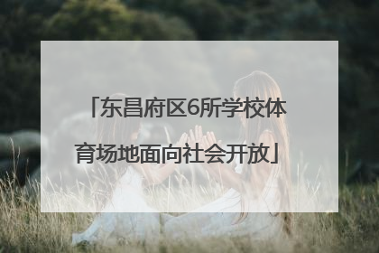 东昌府区6所学校体育场地面向社会开放