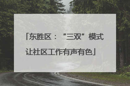 东胜区：“三双”模式让社区工作有声有色