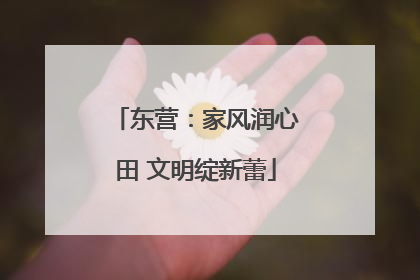 东营：家风润心田 文明绽新蕾