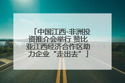 中国江西-非洲投资推介会举行 赞比亚江西经济合作区助力企业“走出去”