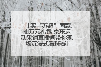 买“苏超”同款、抽万元礼包 京东运动采销直播间带你现场沉浸式看球赛