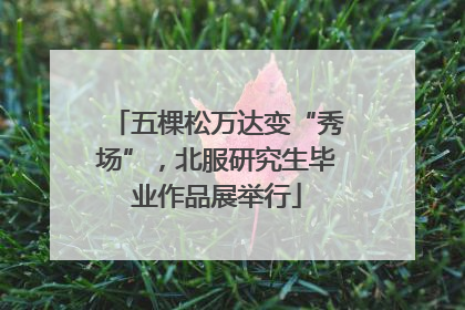 五棵松万达变“秀场”，北服研究生毕业作品展举行