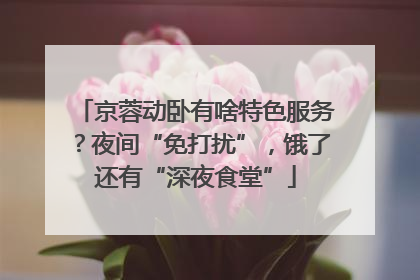 京蓉动卧有啥特色服务？夜间“免打扰”，饿了还有“深夜食堂”