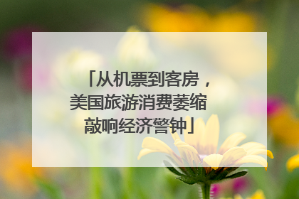 从机票到客房，美国旅游消费萎缩敲响经济警钟