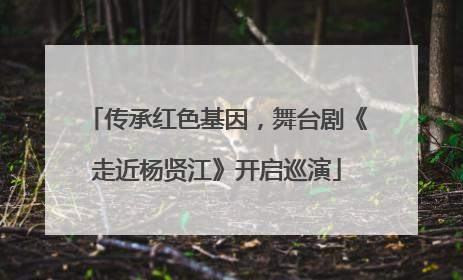 传承红色基因，舞台剧《走近杨贤江》开启巡演