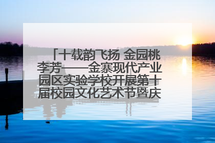 十载韵飞扬 金园桃李芳——金寨现代产业园区实验学校开展第十届校园文化艺术节暨庆“六一”系列活动