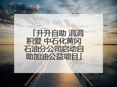 升升自助 涓涓积爱 中石化黄冈石油分公司启动自助加油公益项目
