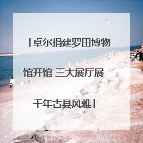 卓尔捐建罗田博物馆开馆 三大展厅展千年古县风雅