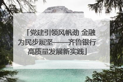 党建引领风帆劲 金融为民步履坚——齐鲁银行高质量发展新实践