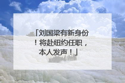 刘国梁有新身份！将赴纽约任职，本人发声！