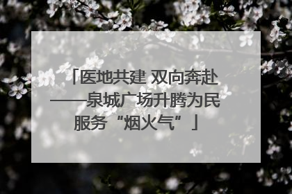 医地共建 双向奔赴——泉城广场升腾为民服务“烟火气”
