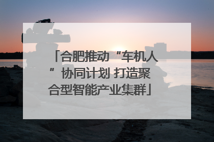 合肥推动“车机人”协同计划 打造聚合型智能产业集群