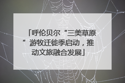 呼伦贝尔“三美草原”游牧迁徙季启动，推动文旅融合发展