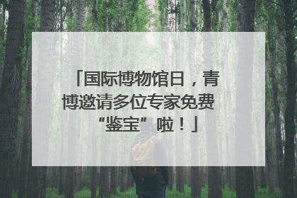 国际博物馆日，青博邀请多位专家免费“鉴宝”啦！