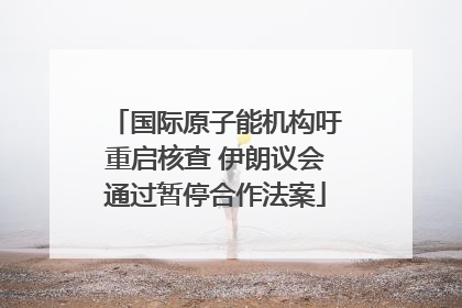 国际原子能机构吁重启核查 伊朗议会通过暂停合作法案