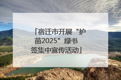 宿迁市开展“护苗2025”绿书签集中宣传活动