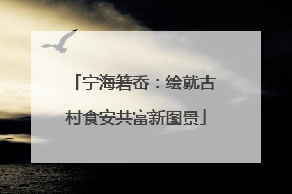 宁海箬岙：绘就古村食安共富新图景