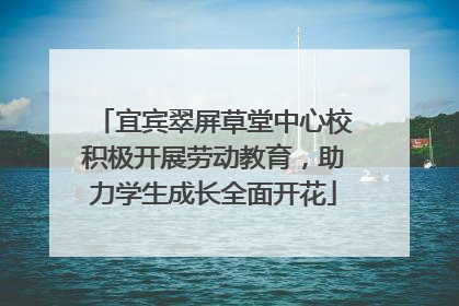 宜宾翠屏草堂中心校积极开展劳动教育，助力学生成长全面开花
