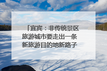 宜宾：非传统景区旅游城市要走出一条新旅游目的地新路子｜话锦绣·说安逸