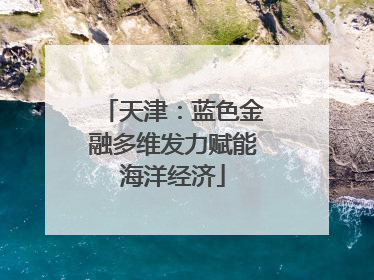天津：蓝色金融多维发力赋能海洋经济