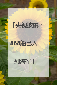 央视披露：868船已入列海军
