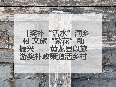 奖补“活水”润乡村 文旅“繁花”助振兴——黄龙县以旅游奖补政策激活乡村振兴新动能