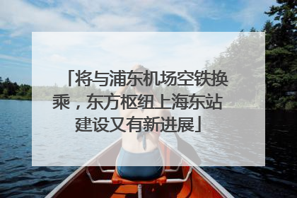 将与浦东机场空铁换乘，东方枢纽上海东站建设又有新进展