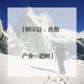 师宗县：香葱产业一路鲜