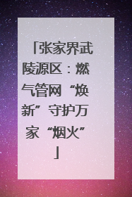 张家界武陵源区：燃气管网“焕新”守护万家“烟火”