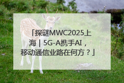 探谜MWC2025上海｜5G-A携手AI，移动通信业路在何方？