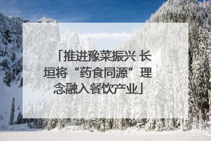 推进豫菜振兴 长垣将“药食同源”理念融入餐饮产业
