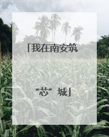 我在南安筑“芯”城