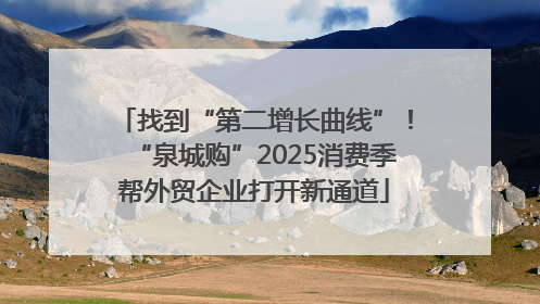 找到“第二增长曲线”！“泉城购”2025消费季帮外贸企业打开新通道